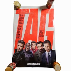 Tag 2018 Original Theatrical Movie Poster 27x40 Jeremy Renner Ed Helms D/S